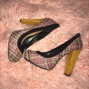 Jessica Simpson Tweed Heels